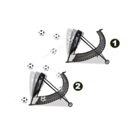 EXIT Kickback voetbal rebounder 124x90cm