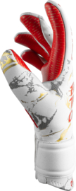 Reusch Pure Contact Gold X GluePrint White / Gold / Fiery Red