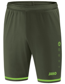 Jako Short Striker 2.0 Kaki/Fluogroen