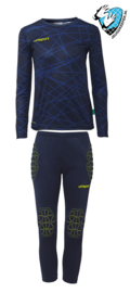 Uhlsport Prediction Goalkeeper Bundle junior navy / fluo yellow