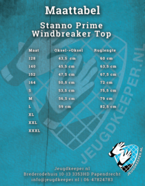 Stanno Prime Windbreaker Top Zwart