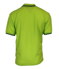 Donnay Heren - Polo pique Tipped Riff - Lime groen