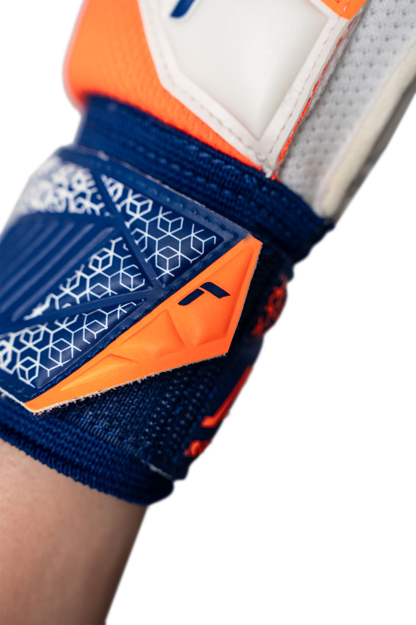 Reusch Attrakt Silver Junior shock orng/energ blue