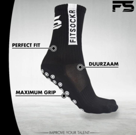 Fitsockr Chaussettes antidérapantes Noir