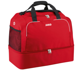 JAKO Sporttas Classico Met Bodemvak  Rood 24L