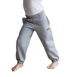 Donnay Junior - Joggingbroek met boord - Grijs gemêleerd