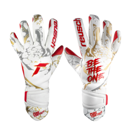 Reusch Pure Contact Gold X GluePrint White / Gold / Fiery Red