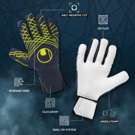 Uhlsport Prediction Absolutgrip HN navy/white/fluo yellow