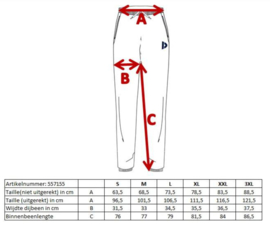 Donnay Heren - Joggingbroek Jack - Lichtblauw