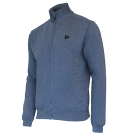 Donnay Heren - Vest met kraag Bryan - Donkerblauw gemêleerd