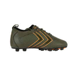 Hummel Zoom Junior FG Army Green-Neon Orange