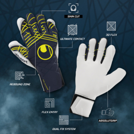 Uhlsport Prediction Absolutgrip SC navy/white/fluo yellow