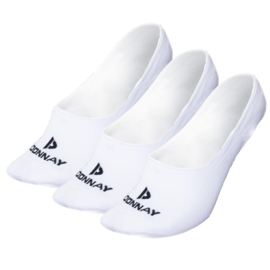 Donnay Unisex Footies Enkelsokjes - Wit - 3 paar