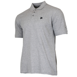 Donnay Heren - Polo shirt Noah - Lichtgrijs gemêleerd