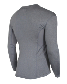 Donnay Heren - Baselayer shirt lange mouw - Grijs gemêleerd