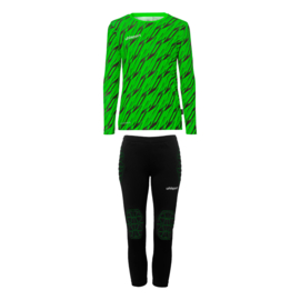 Uhlsport Progressive Goalkeeper Bundle Junior Fluo Green / Black