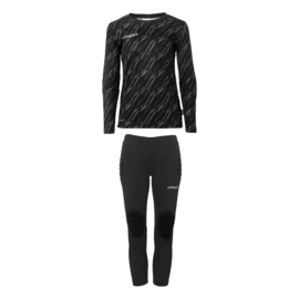 Uhlsport Progressive Goalkeeper Bundle Junior Black