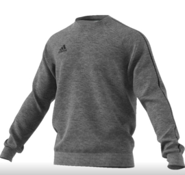 Adidas Core 18 Sweat Top Grey/Black