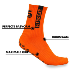 Fitsockr Chaussettes antidérapantes Orange