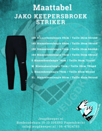 Jako Keepersbroek Striker