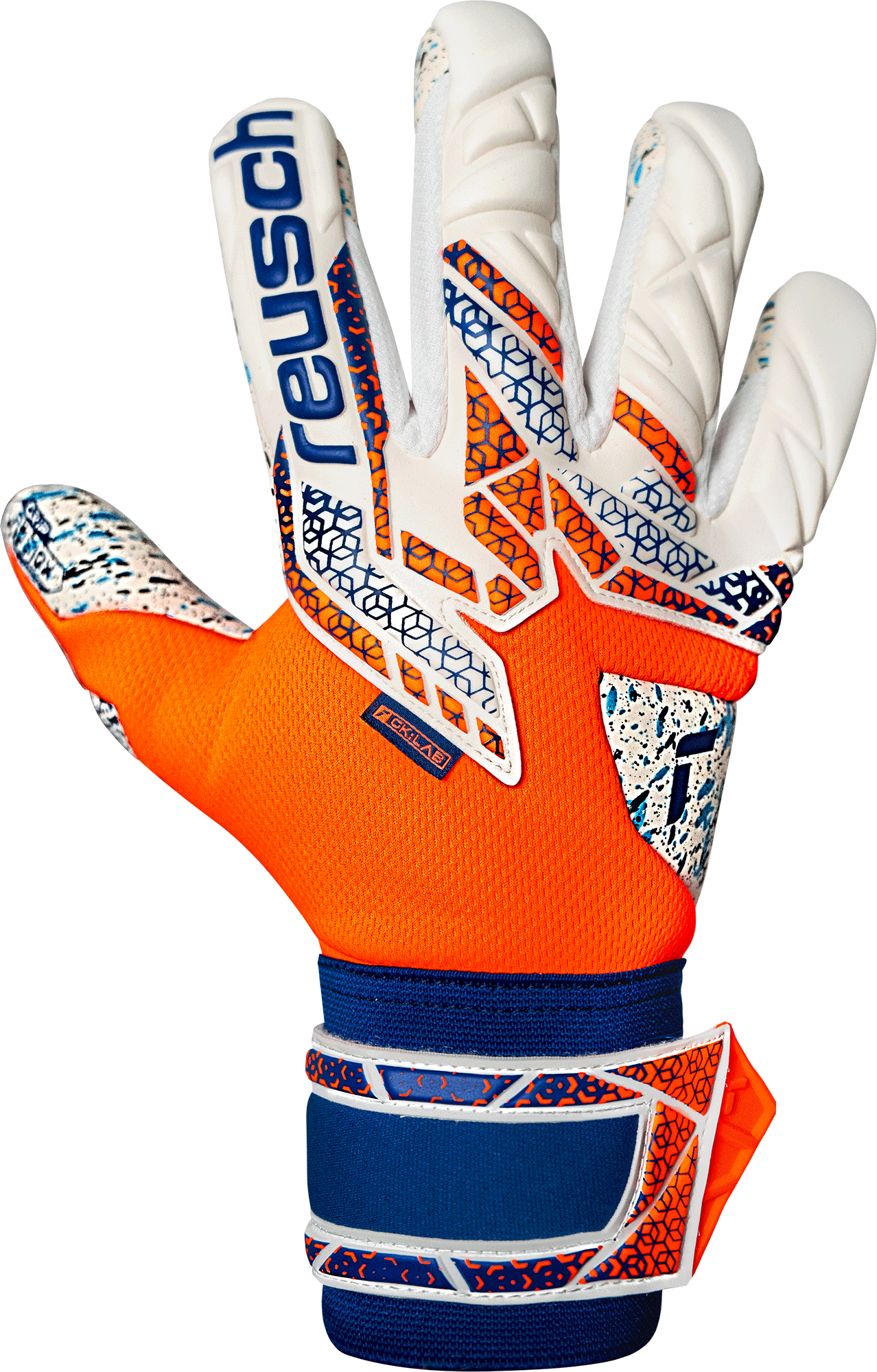 Reusch Attrakt Fusion shock orng/energ blue