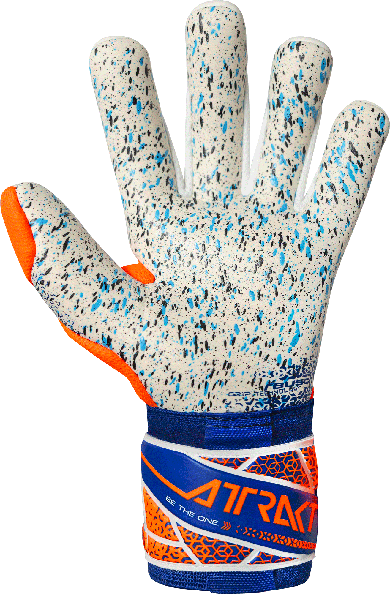 Reusch Attrakt Fusion shock orng/energ blue