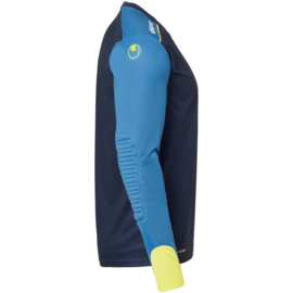 Uhlsport Tower Goalkeeper Shirt Navy / Night Blue / Fluo Yellow