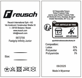Reusch Fastgrip Infinity Junior