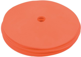 Cawila rubberen markeringschijf 10 Set | Oranje |  Ø15cm