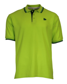 Donnay Heren - Polo pique Tipped Riff - Lime groen
