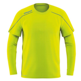 UHLSPORT STREAM 22 KEEPERSSHIRT FLUO YELLOW / RADAR BLUE