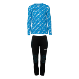 Uhlsport Progressive Goalkeeper Bundle Junior Cyan / White