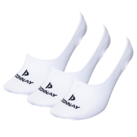 Donnay Unisex Footies Enkelsokjes - Wit - 3 paar