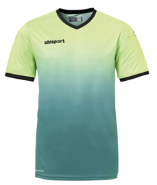 Uhlsport Division Shirt korte mouw green flash/lagoon