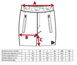 Donnay Heren - Korte joggingbroek Nick - Saliegroen