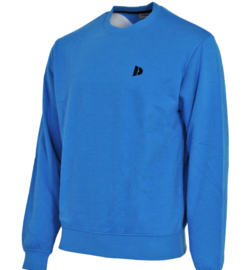 Donnay Heren - Fleece Crew Sweater Dean - True Blue