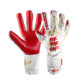 Reusch Pure Contact Gold X GluePrint White / Gold / Fiery Red