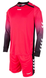 Hummel Freiburg Goalkeeper kit Red/Pink with stockings