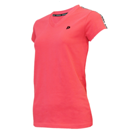 Donnay Dames - T-shirt Lois - Koraal Rood/roze