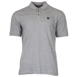 Donnay Heren - Polo shirt Noah - Lichtgrijs gemêleerd