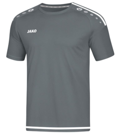 JAKO T-shirt/Shirt Striker 2.0 KM Steengrijs/Wit