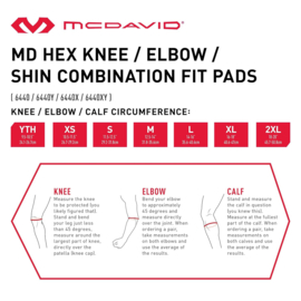 McDavid Hex Knie- /  Elleboog- / Scheenbeen beschermers
