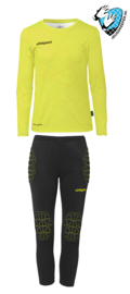 Uhlsport Prediction Goalkeeper Bundle junior fluo yellow  / black