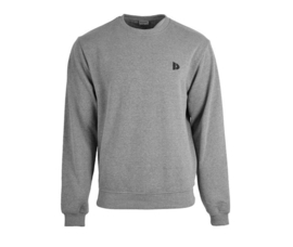 Donnay Junior - Fleece Crew Sweater Ian - Zilvergrijs