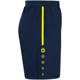 JAKO Trainingsshort Allround marine/fluogeel