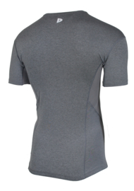 Donnay Heren - Baselayer shirt korte mouw - Grijs gemêleerd