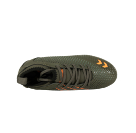 Hummel Zoom Junior FG Army Green-Neon Orange