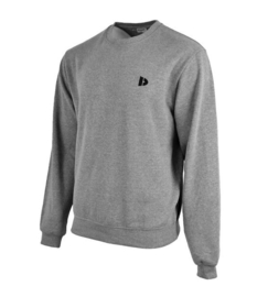 Donnay Junior - Fleece Crew Sweater Ian - Zilvergrijs