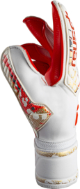 Reusch Attrakt Gold X GluePrint White / Gold / Fiery Red