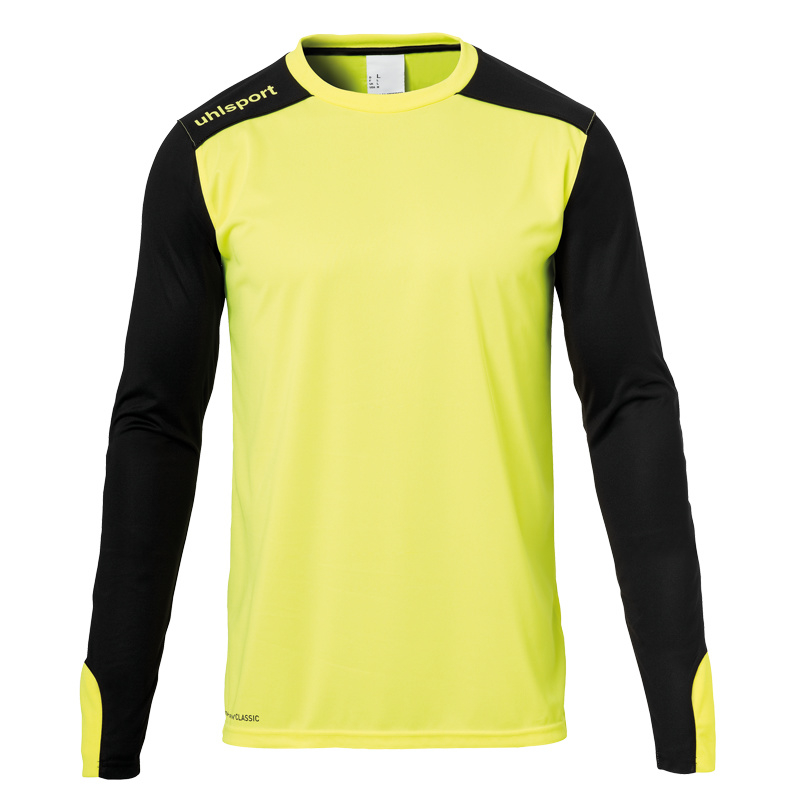 bus temperatuur Observatorium UHLSPORT TOWER KEEPERSSHIRT FLUO YELLOW/BLACK (Print shirt (name + Number):  No) | Goalkeeper shirts | Jeugdkeeper.nl